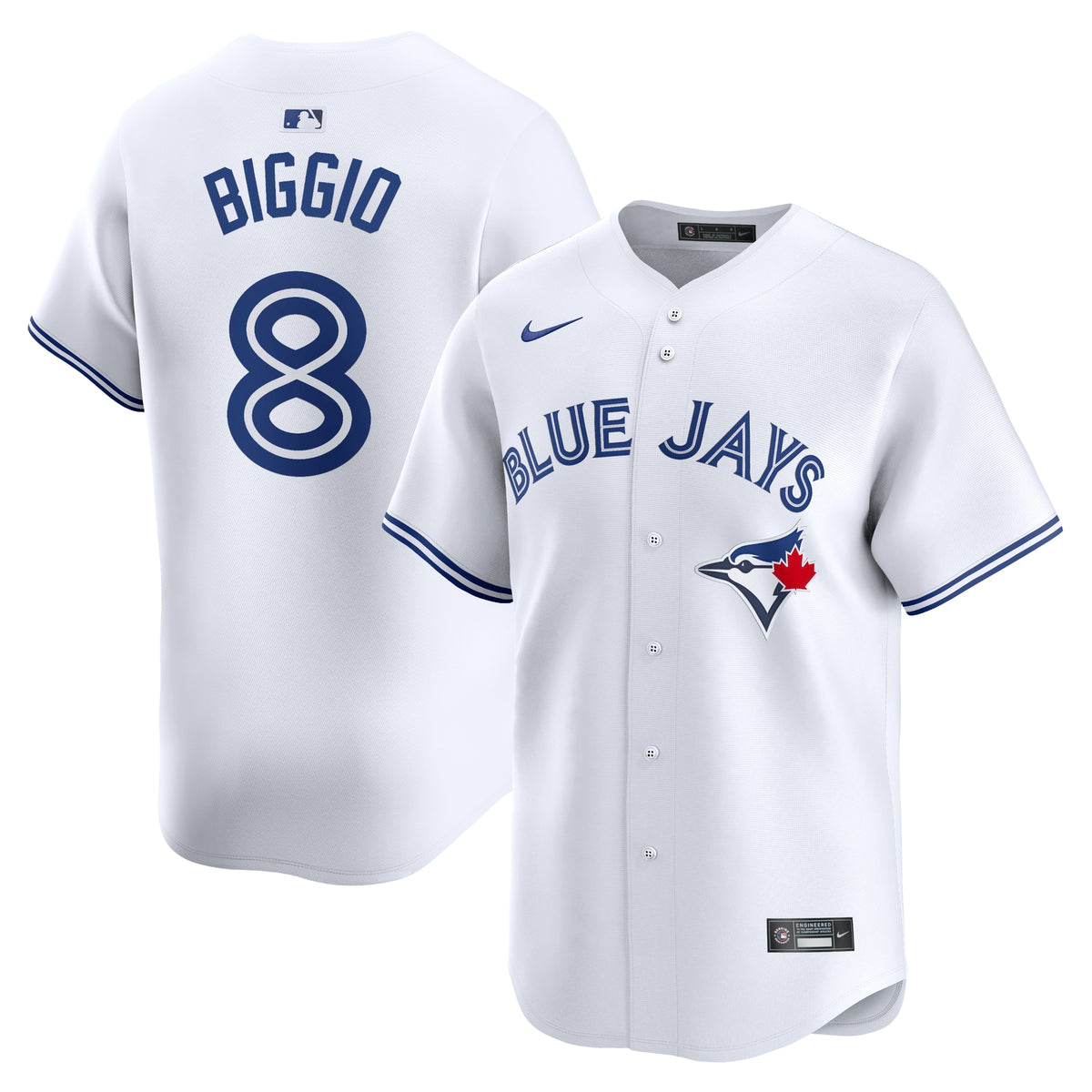 Cavan Biggio Toronto Blue Jays Nike Home Limited Player Jersey White