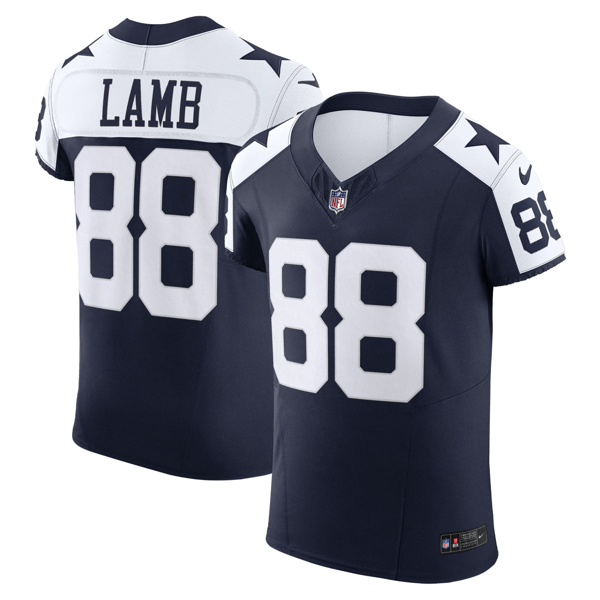 CeeDee Lamb Dallas Cowboys Nike Alternate Vapor F.U.S.E. Elite Jersey Navy