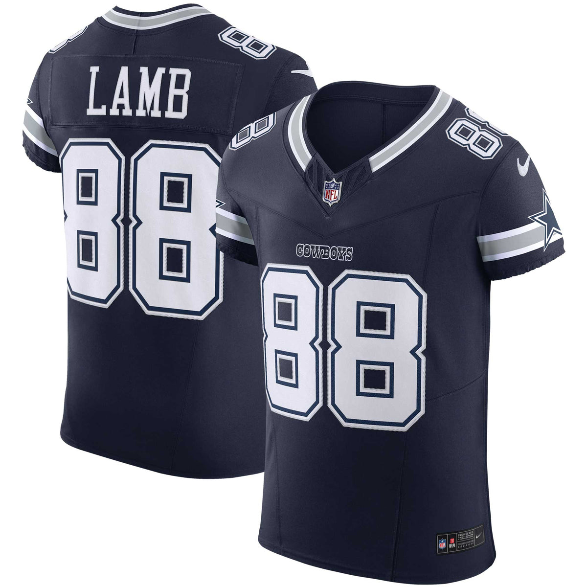 CeeDee Lamb Dallas Cowboys Nike Vapor F.U.S.E. Elite Jersey Navy