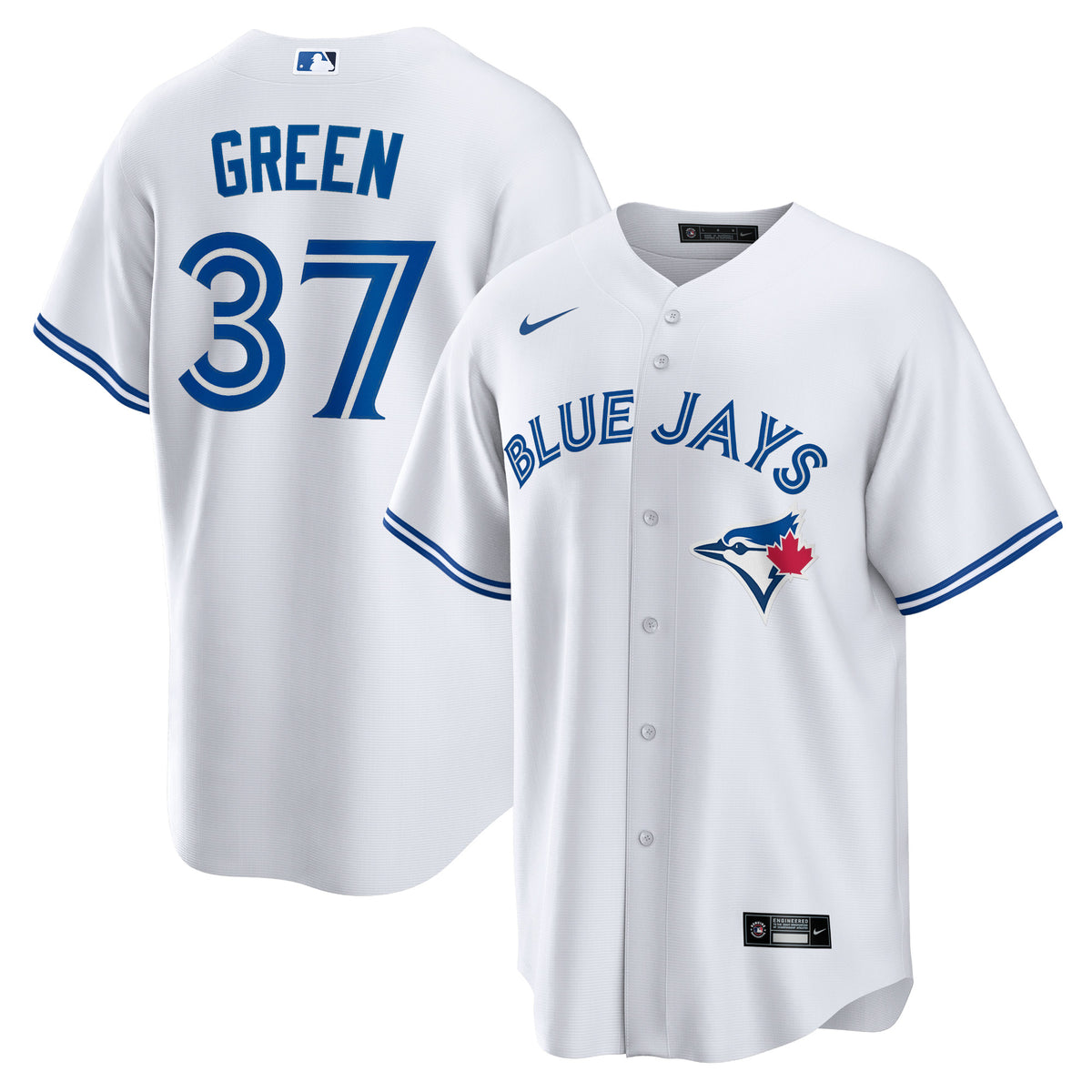 Chad Green Toronto Blue Jays Nike Home Replica Player Jersey White