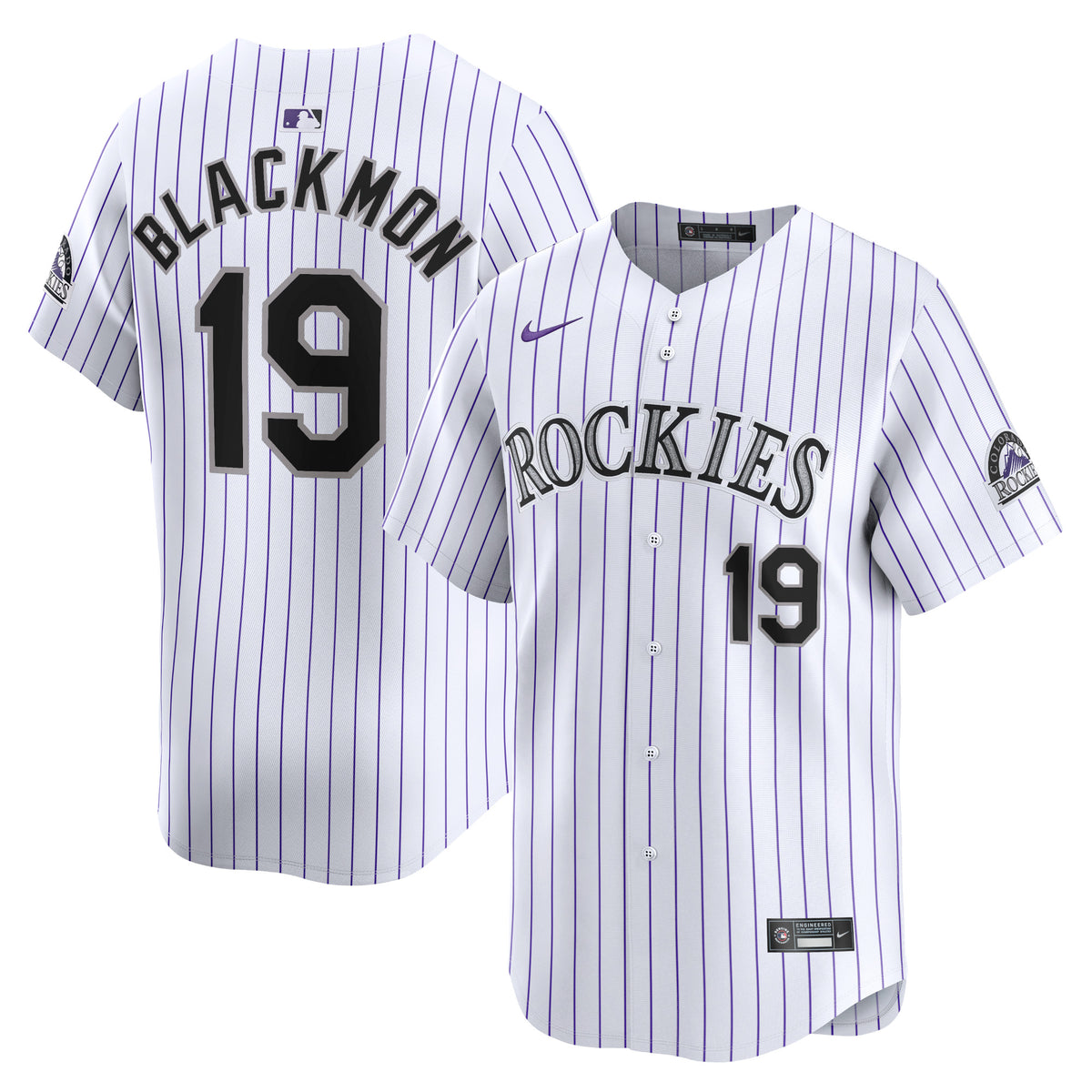 Charlie Blackmon Colorado Rockies Nike Home Limited Player Jersey White