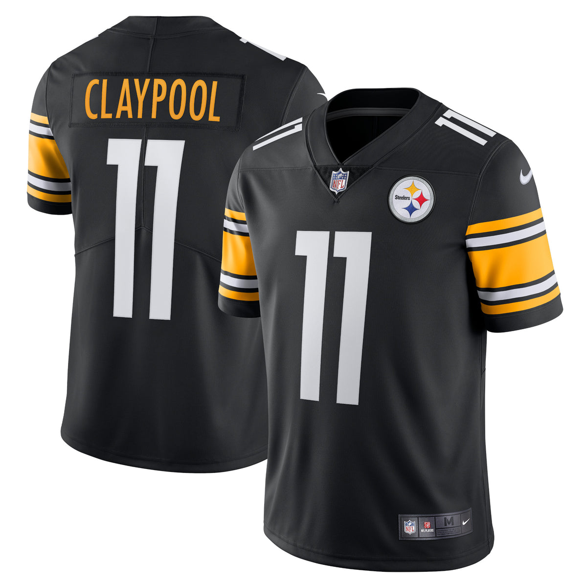 Chase Claypool Pittsburgh Steelers Nike Vapor Limited Player Jersey Black