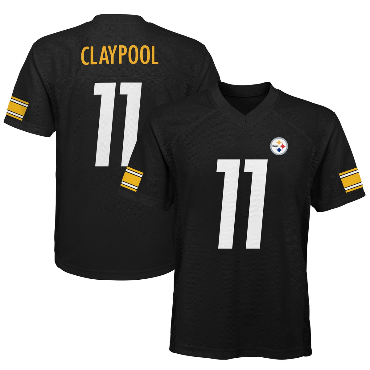 Chase Claypool Pittsburgh Steelers Youth Replica Player Jersey Black