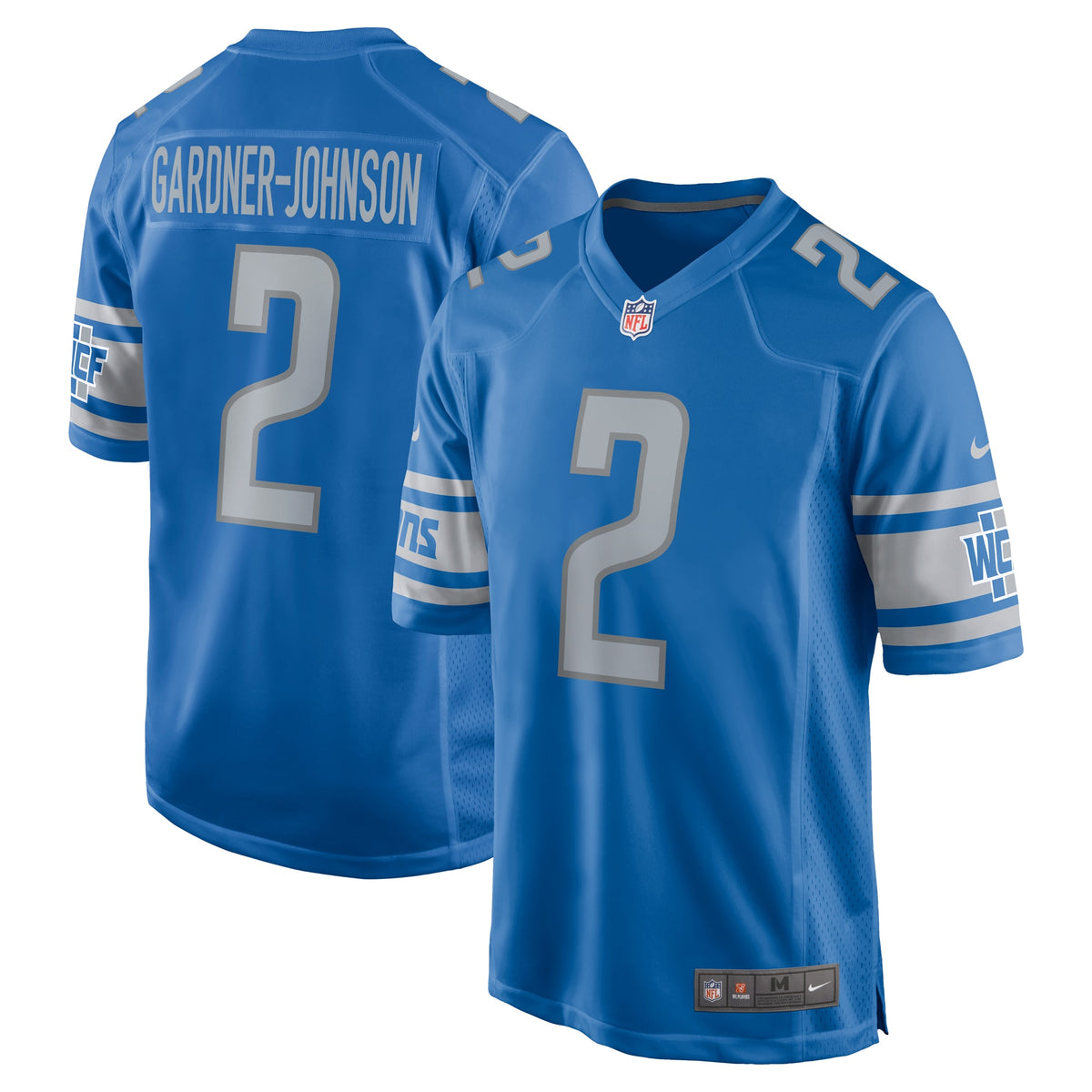 Chauncey Gardner-Johnson Detroit Lions Nike Game Player Jersey Blue