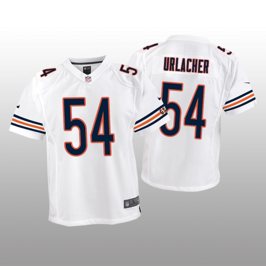 Chicago Bears #54 White Brian Urlacher Game Jersey Youth
