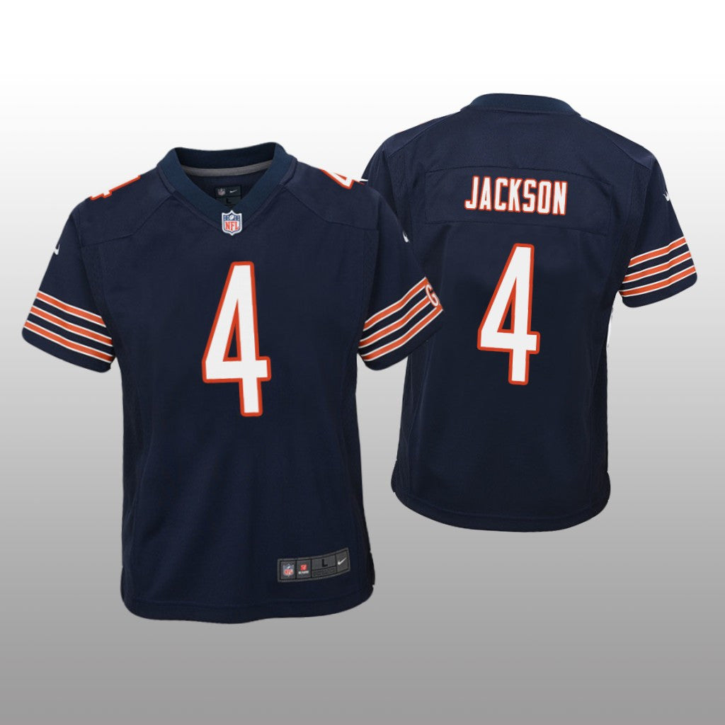 Chicago Bears Eddie Jackson Navy Jersey Game Youth