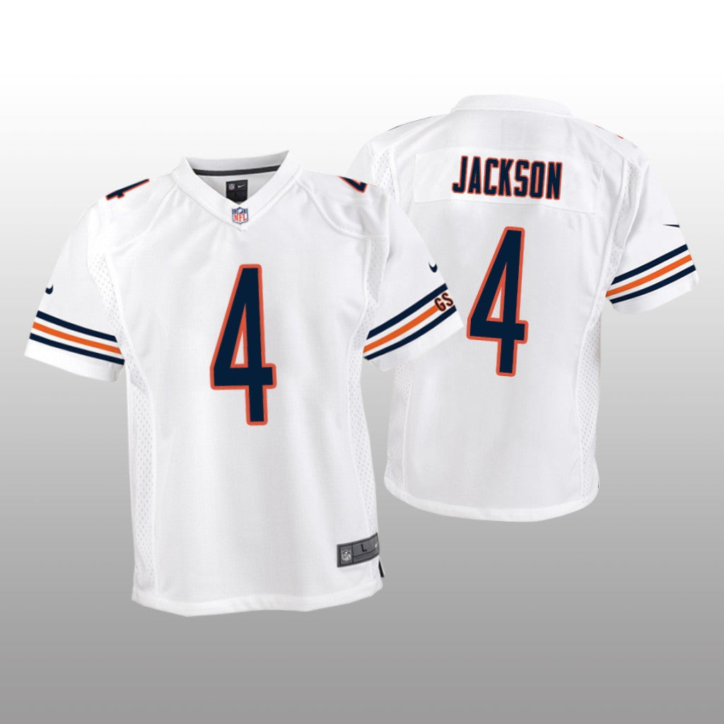 Chicago Bears Eddie Jackson White Jersey Game Youth