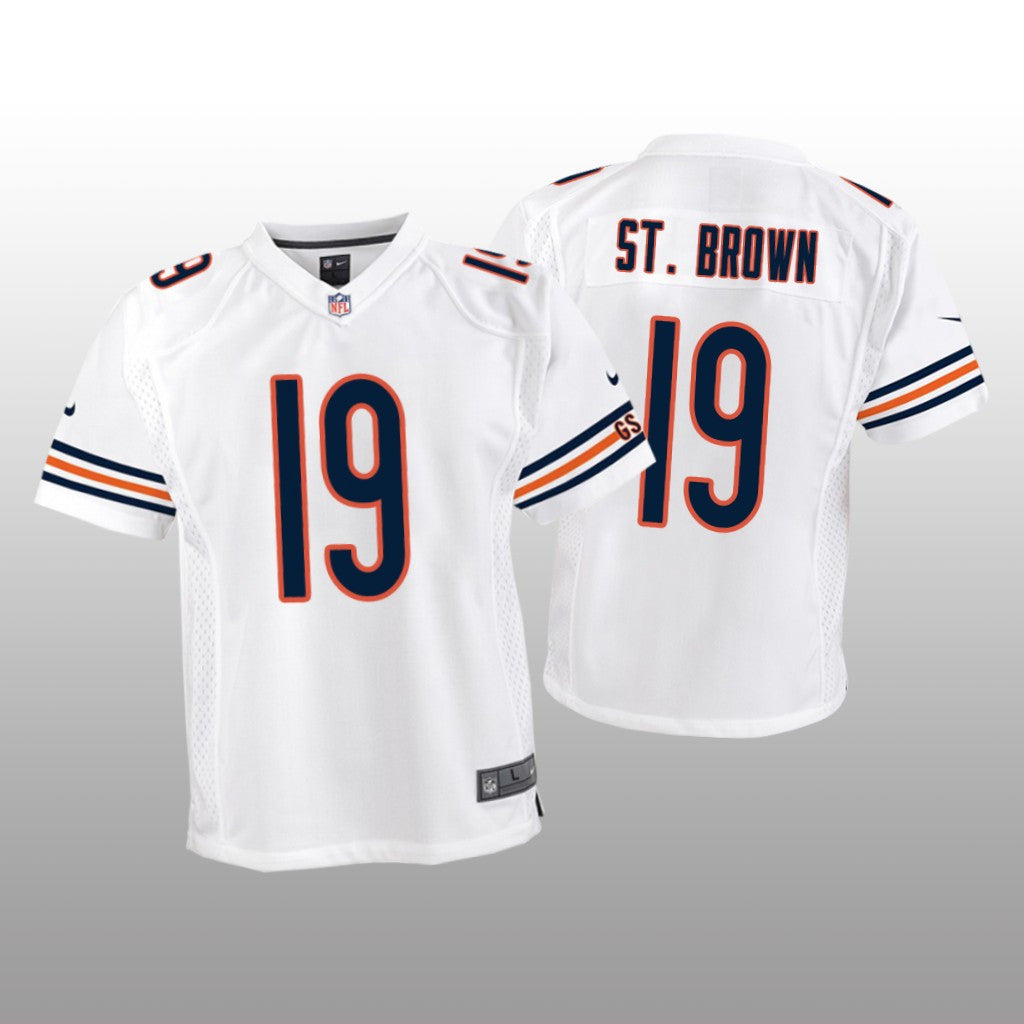 Chicago Bears Equanimeous St. Brown White Jersey Game Youth