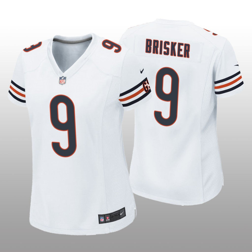 Chicago Bears Jaquan Brisker White Jersey Game Women's