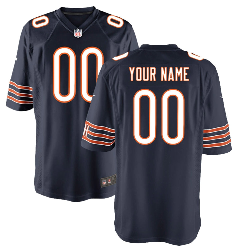 Chicago Bears Nike Youth Custom Game Jersey Navy