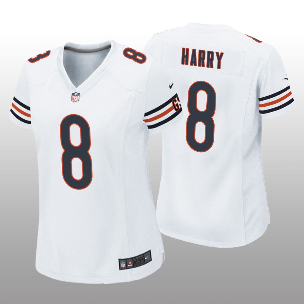 Chicago Bears N&'Keal Harry White Jersey Game Women's