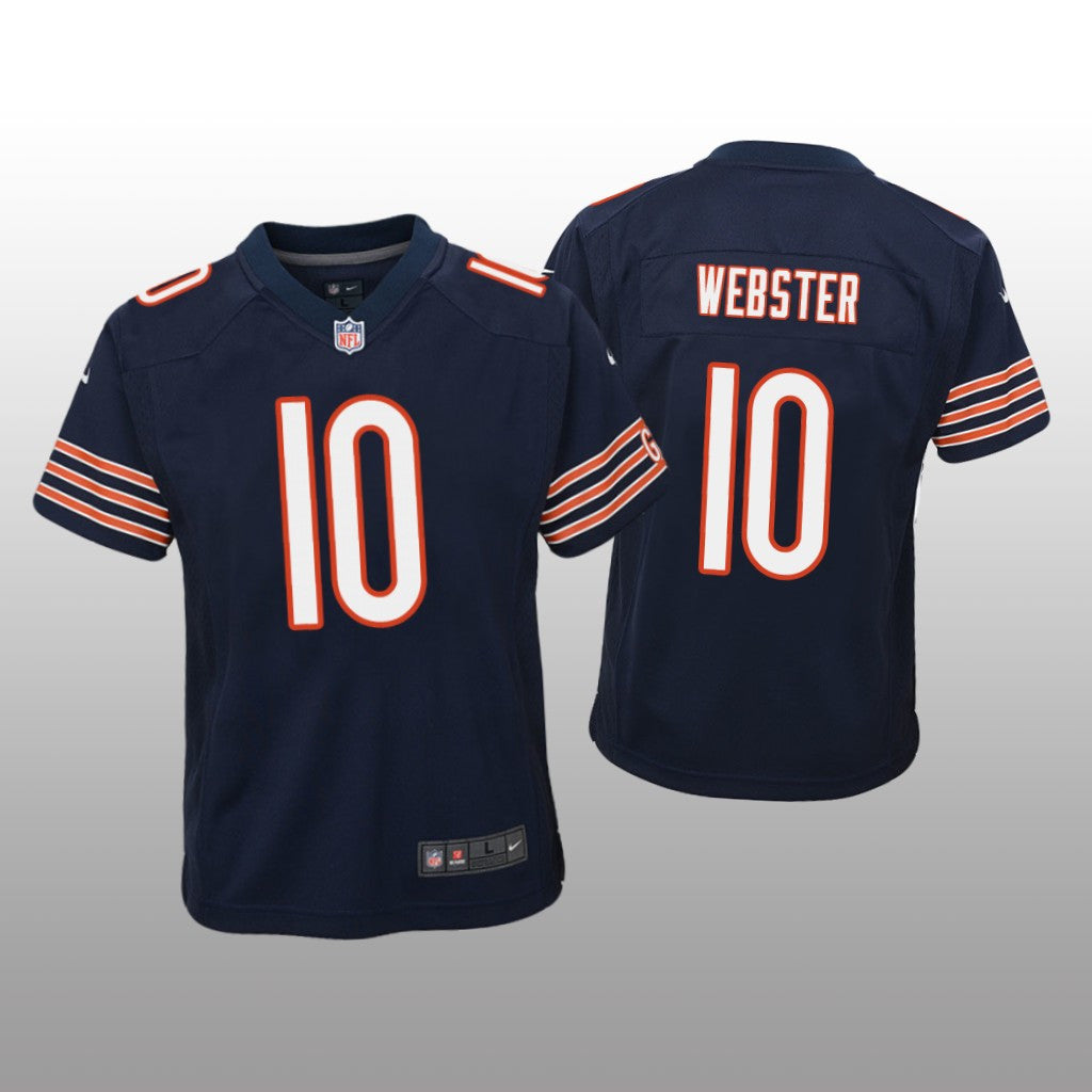Chicago Bears Nsimba Webster Navy Jersey Game Youth