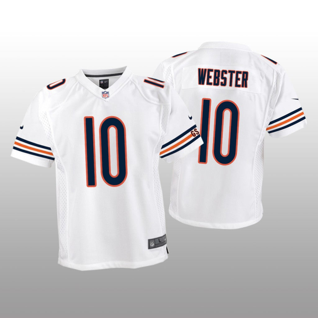 Chicago Bears Nsimba Webster White Jersey Game Youth