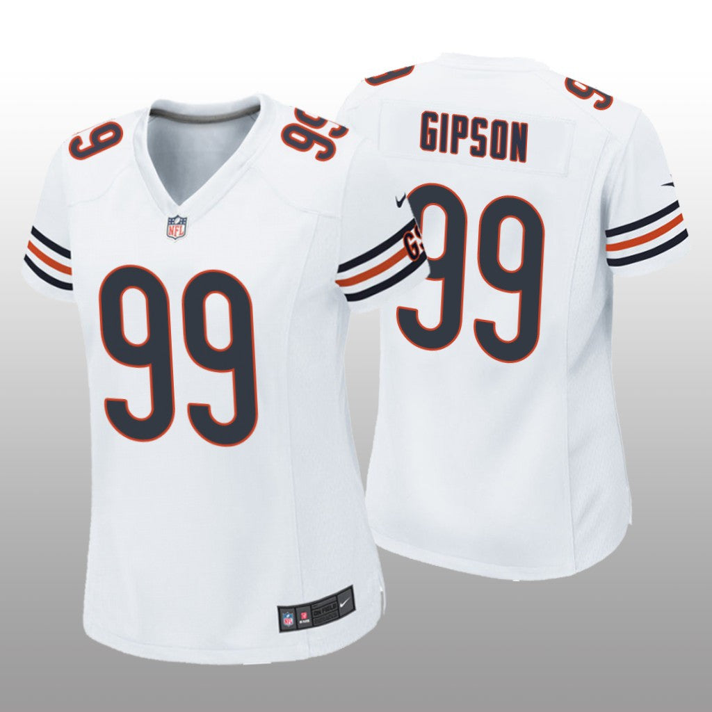 Chicago Bears Trevis Gipson White Jersey Game Women's