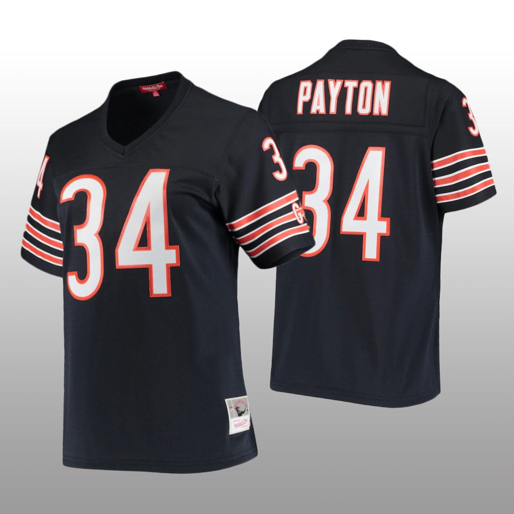 Chicago Bears Walter Payton Navy Jersey 1985 Legacy Women's