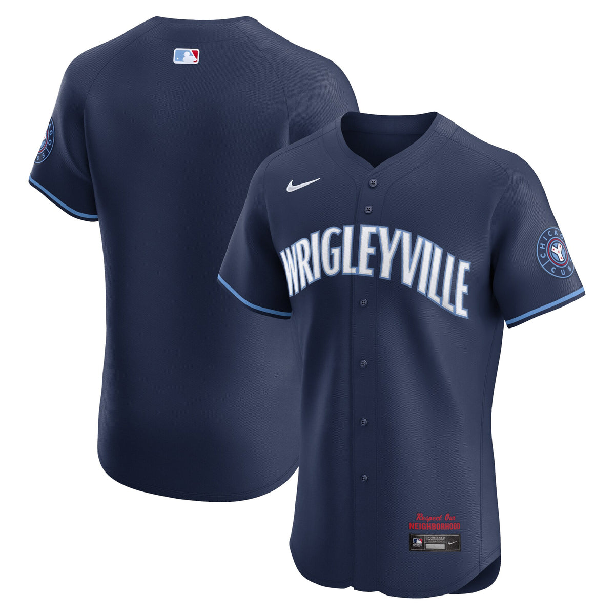 Chicago Cubs Nike City Connect Elite Jersey Navy