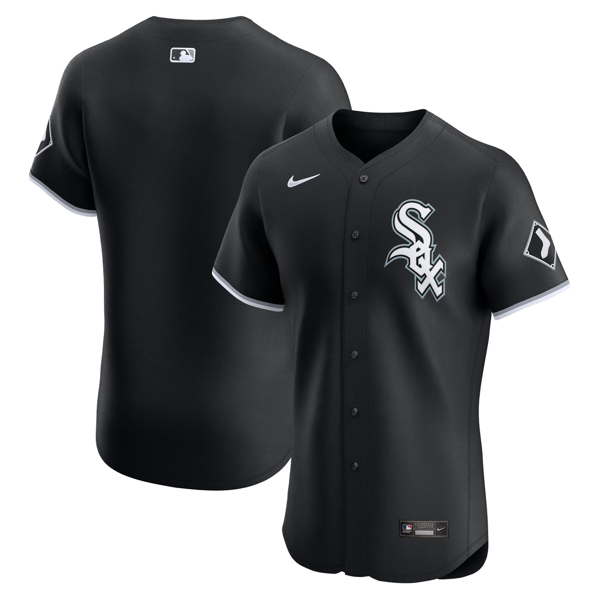 Chicago White Sox Nike Alternate Vapor Premier Elite Patch Jersey Black