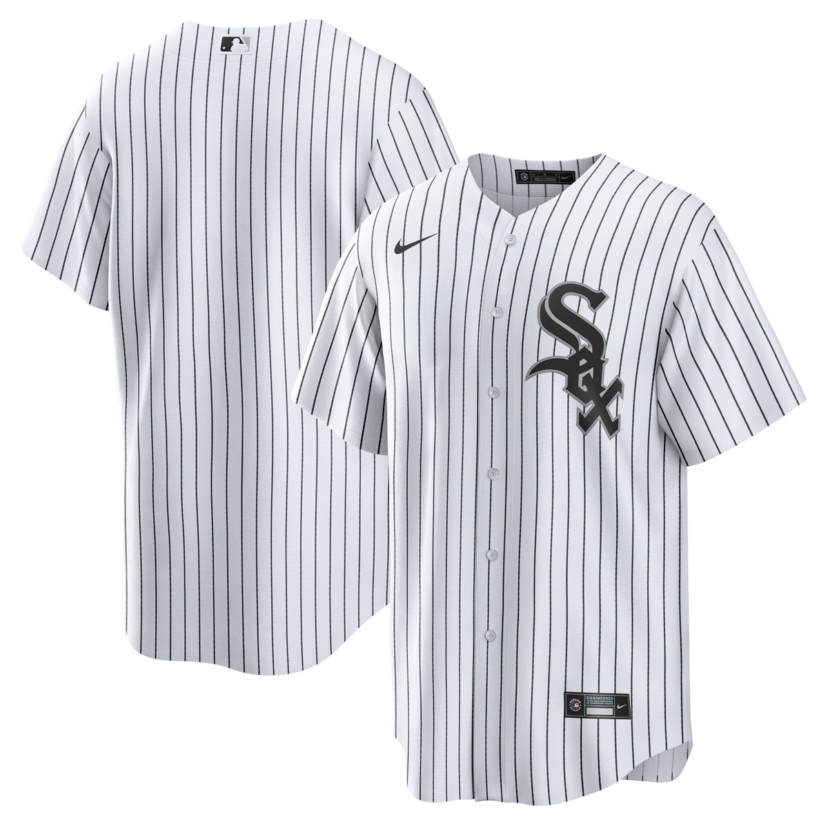 Chicago White Sox Nike Home Blank Replica Jersey White