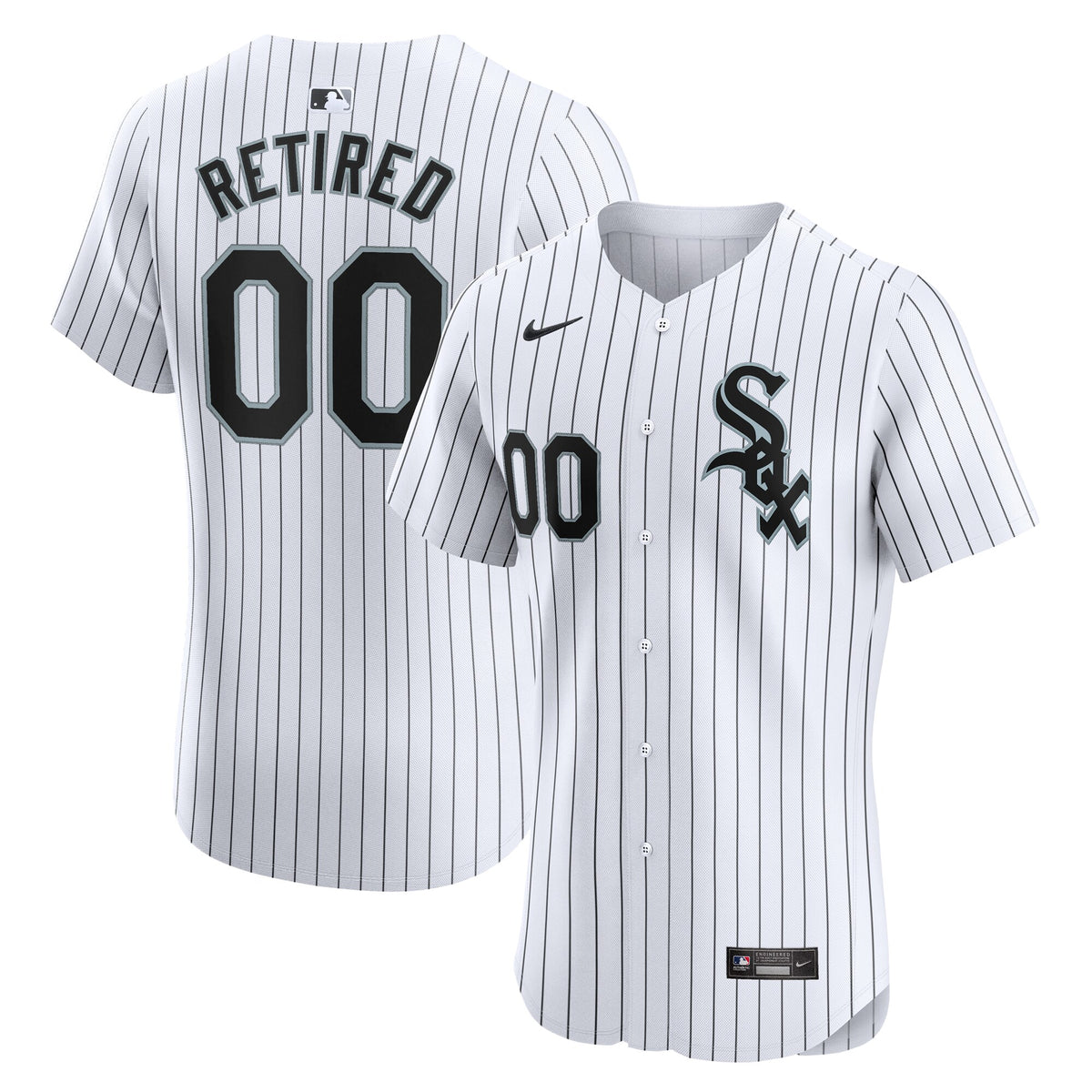 Chicago White Sox Nike Home Elite Pick-A-Player Retired Roster Jersey White