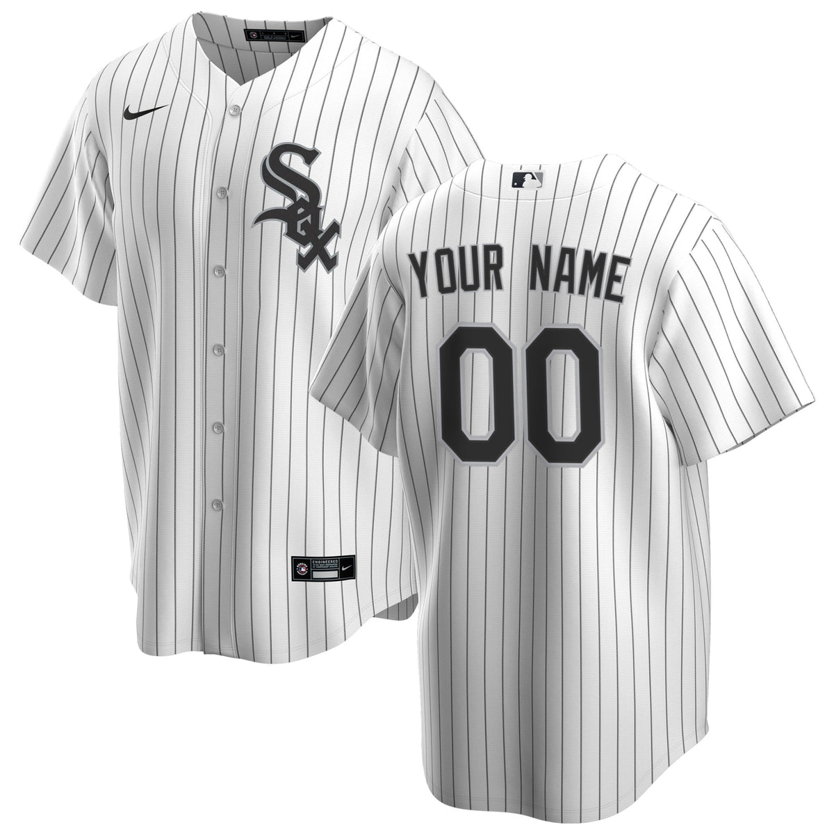 Chicago White Sox Nike Home Replica Custom Jersey White