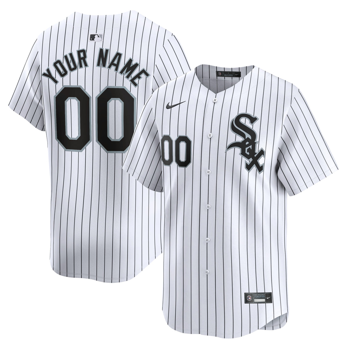 Chicago White Sox Nike Youth Home Limited Custom Jersey White