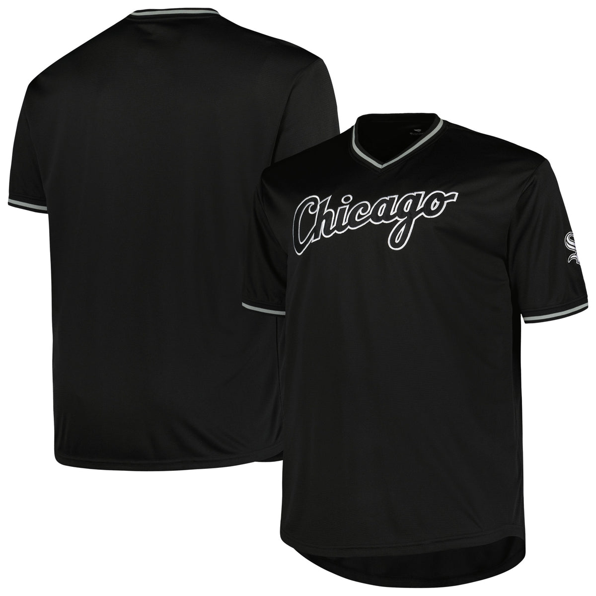 Chicago White Sox Profile Big Tall Pop Fashion Jersey Black