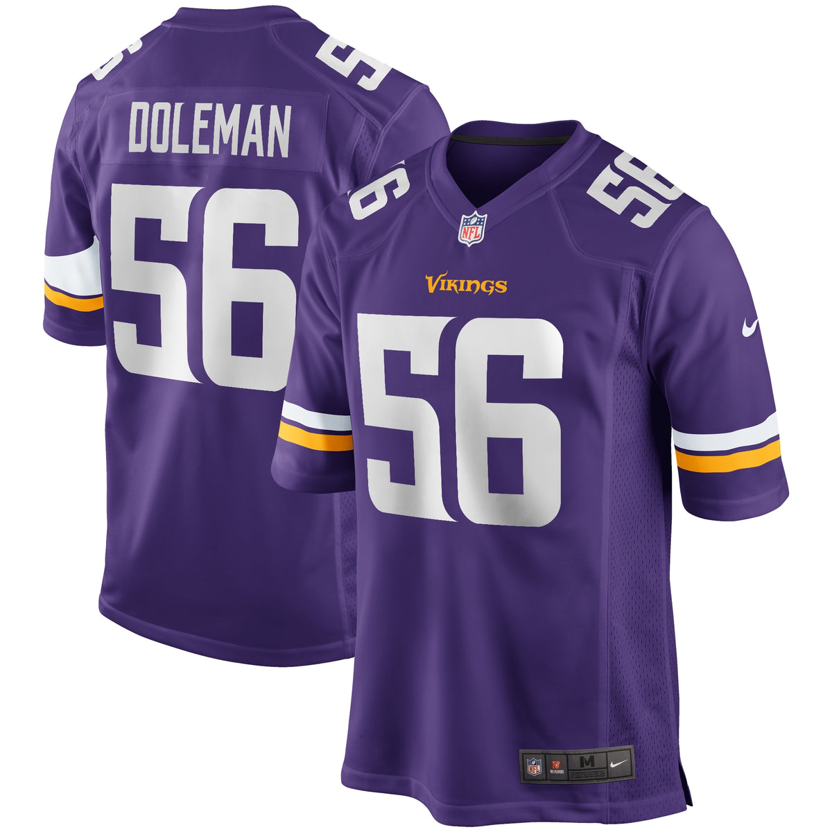 Chris Doleman Minnesota Vikings Nike Game Retired Player Jersey Purple