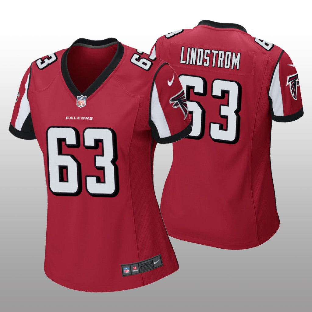 Chris Lindstrom Atlanta Falcons Red Draft Game Jersey