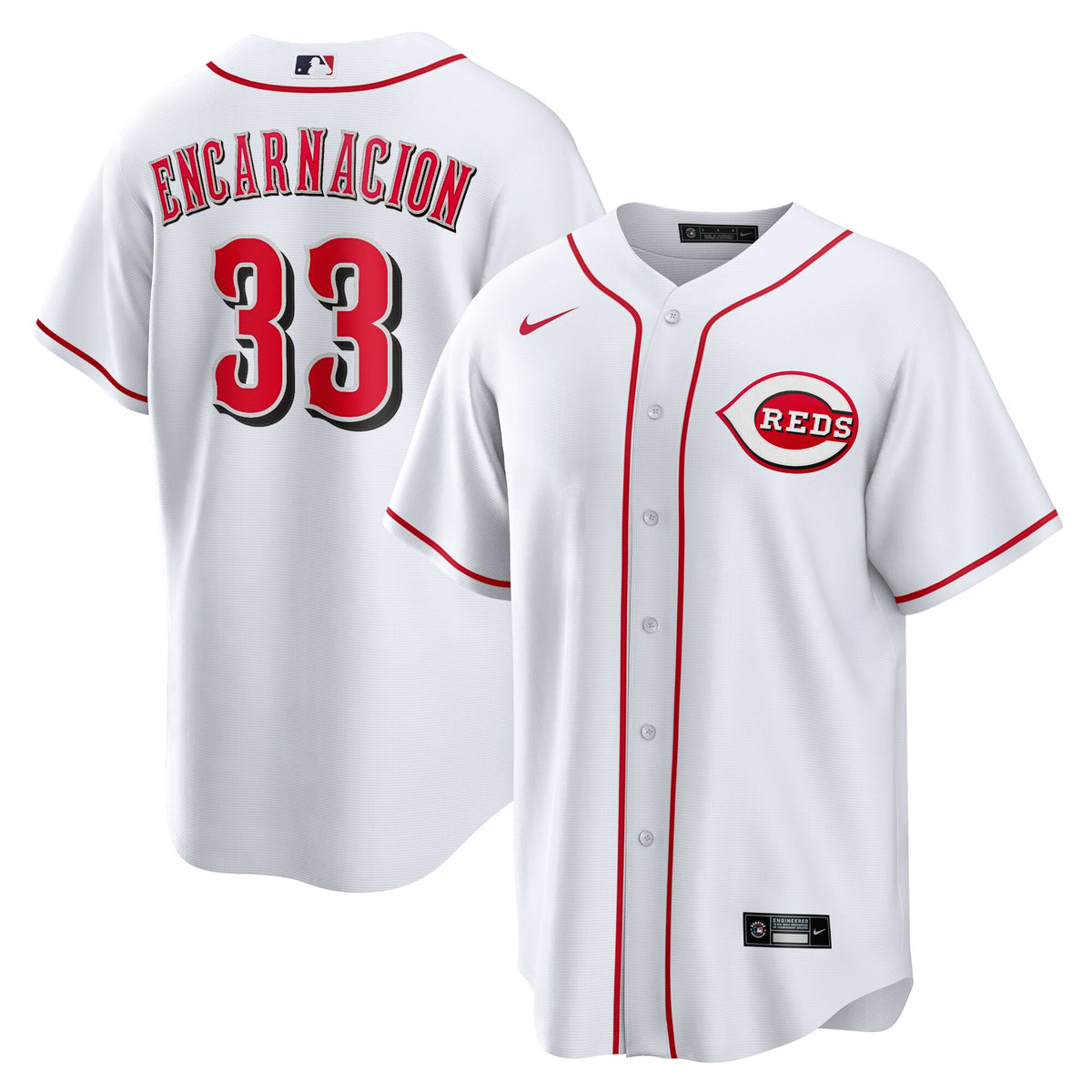 Christian Encarnacion-Strand Cincinnati Reds Nike Home Replica Jersey White