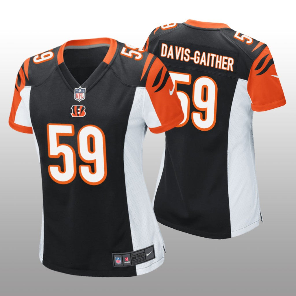 Cincinnati Bengals Akeem Davis-Gaither Black Jersey Game Women's