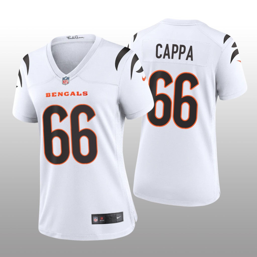 Cincinnati Bengals Alex Cappa White Jersey Game Women's