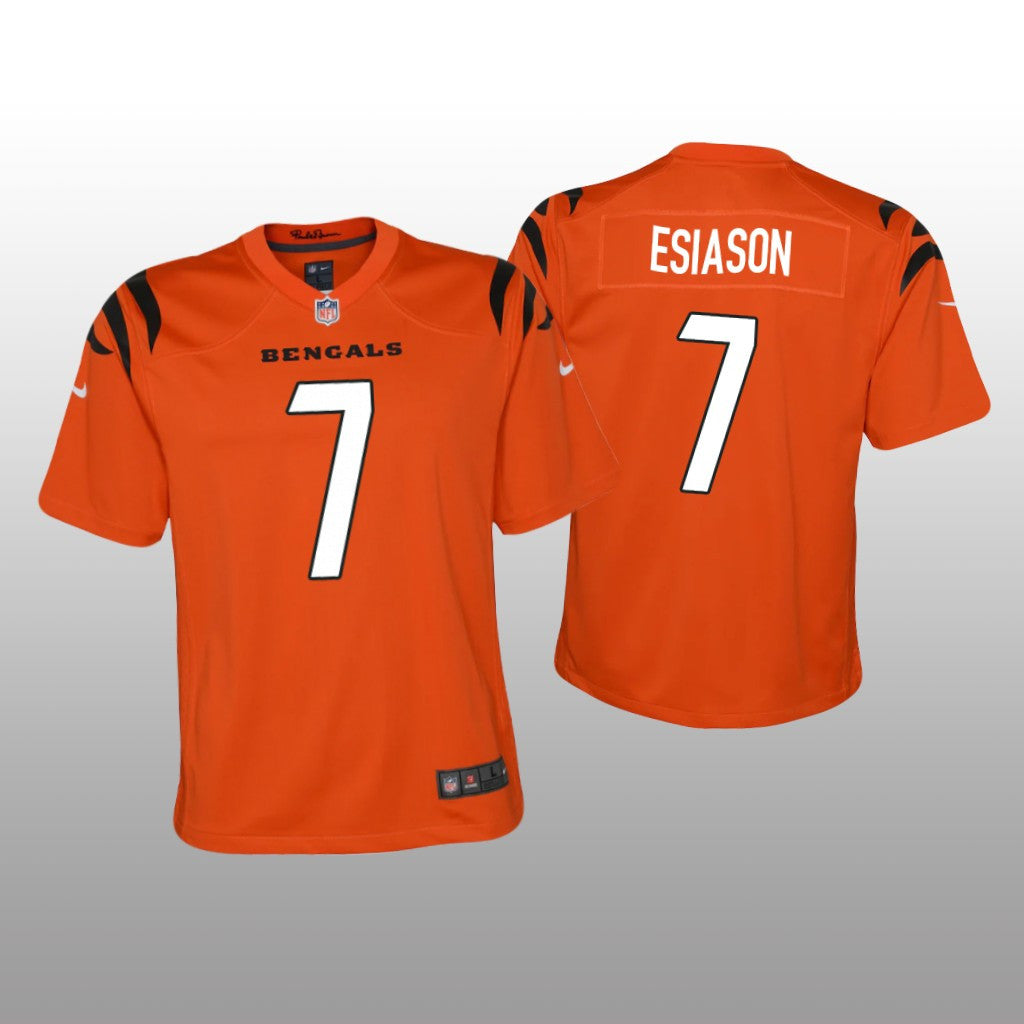 Cincinnati Bengals Boomer Esiason Orange Jersey Game Youth