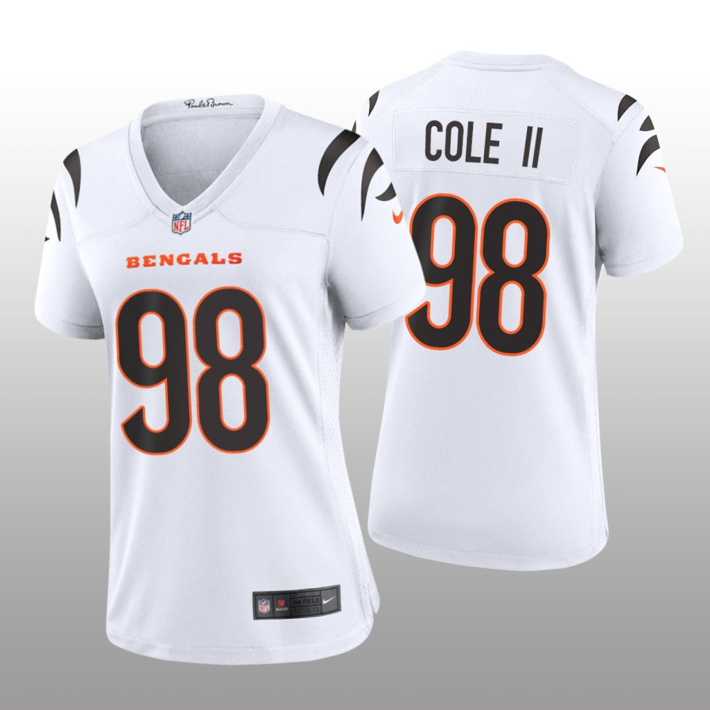 Cincinnati Bengals D.J. Reader White Jersey Game Women's