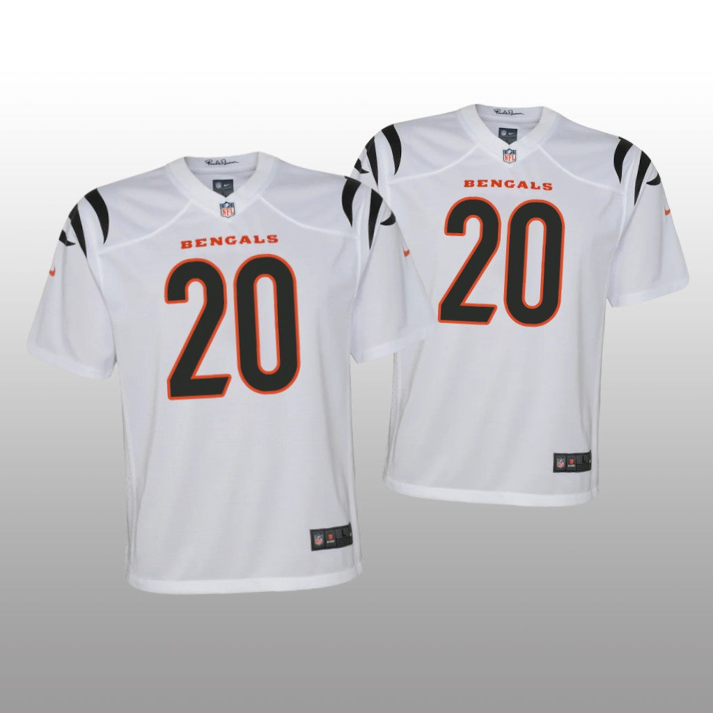 Cincinnati Bengals Eli Apple White Jersey Game Youth