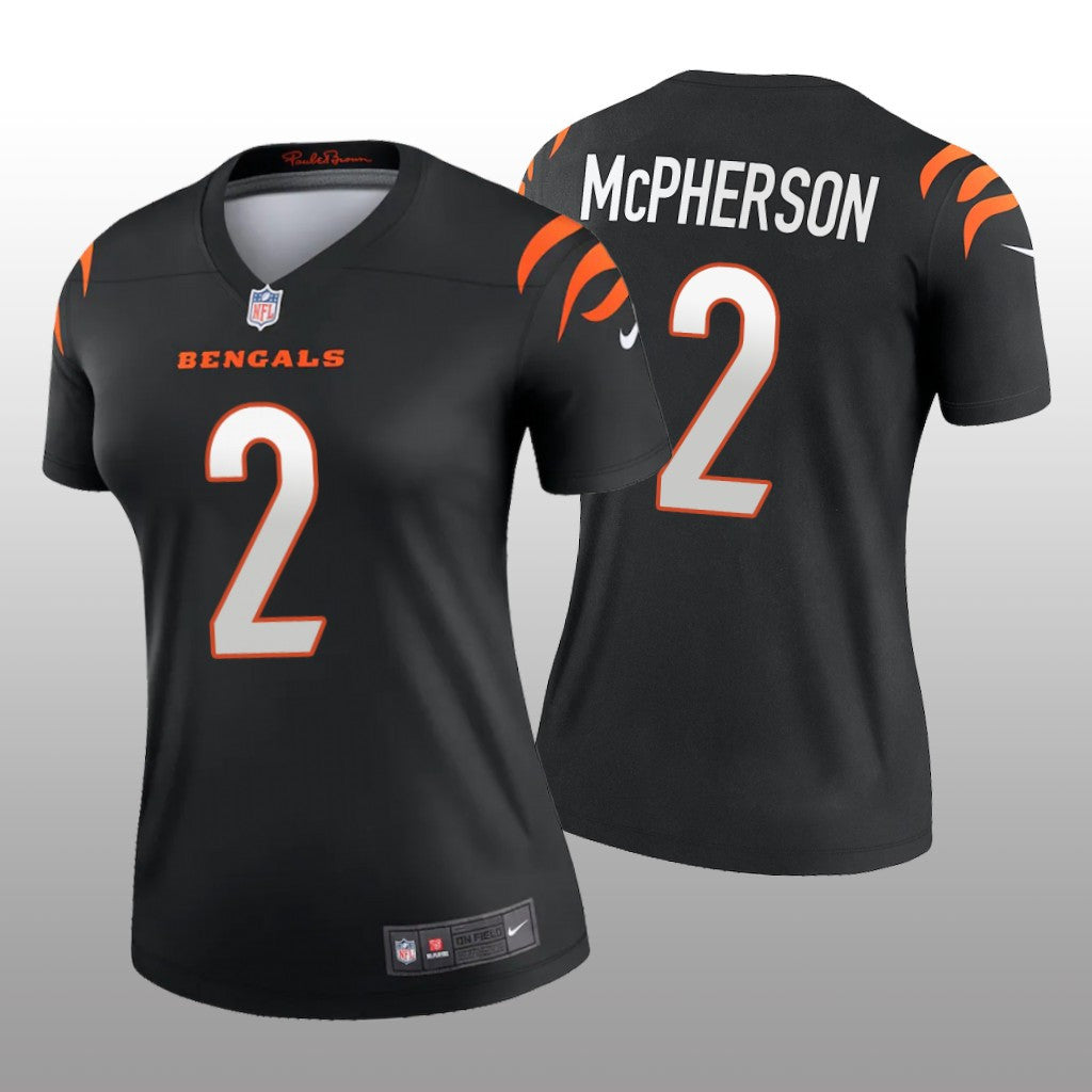 Cincinnati Bengals Evan McPherson Black Jersey Legend Women's