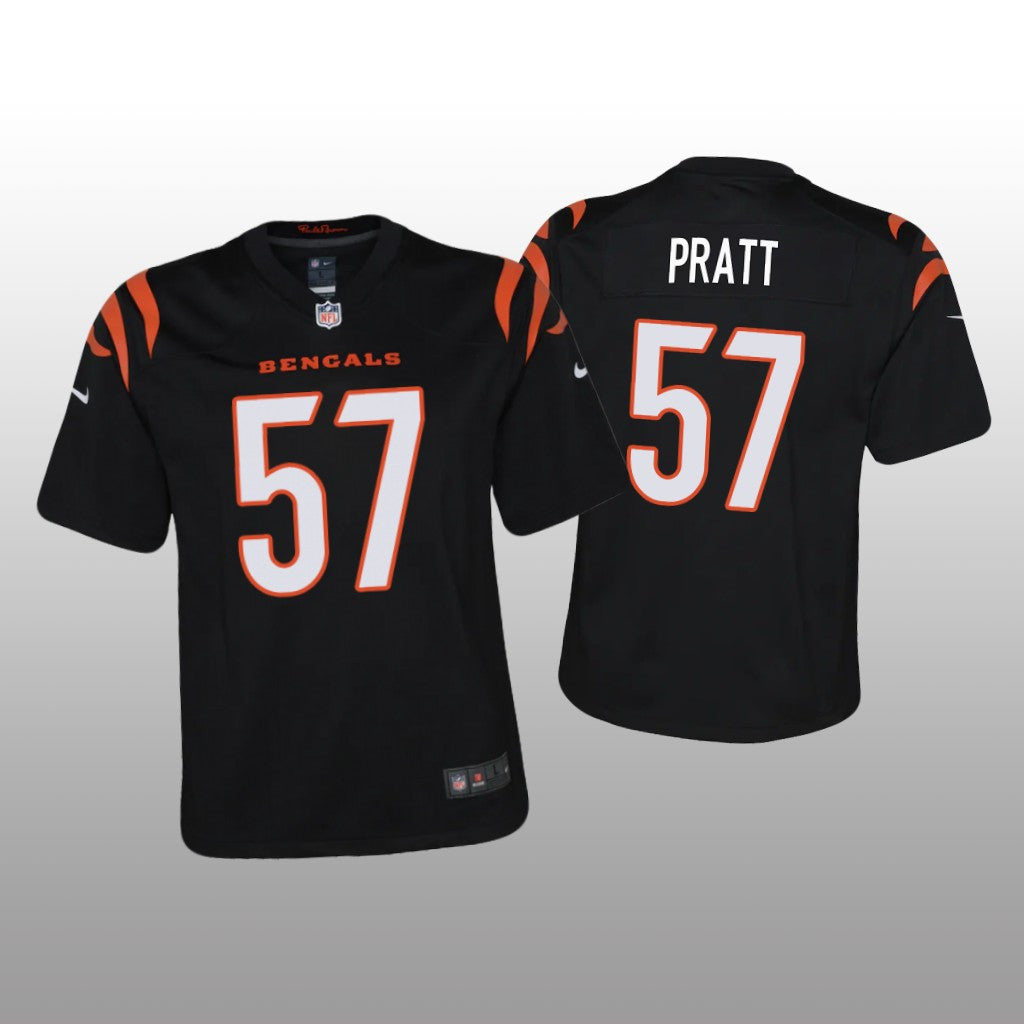 Cincinnati Bengals Germaine Pratt Black Jersey Game Youth