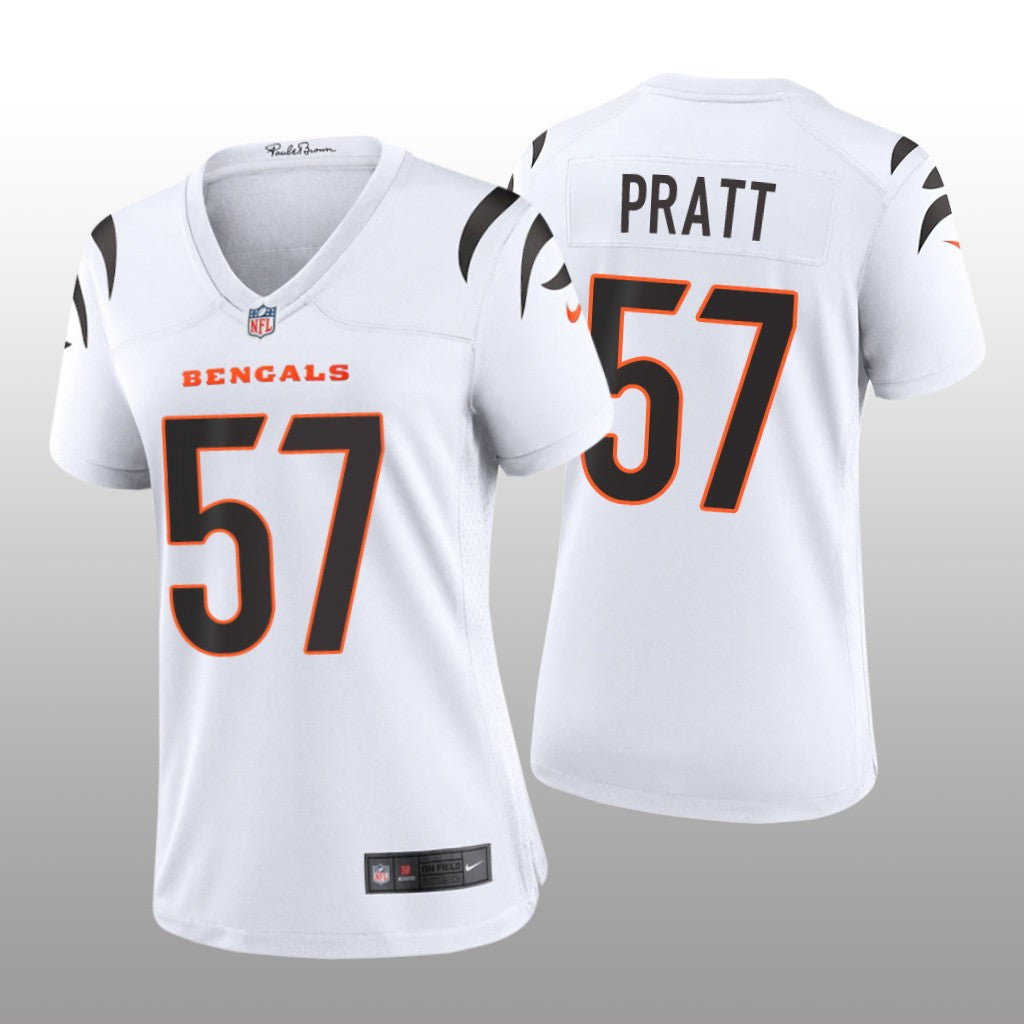 Cincinnati Bengals Germaine Pratt White Jersey Game Women's