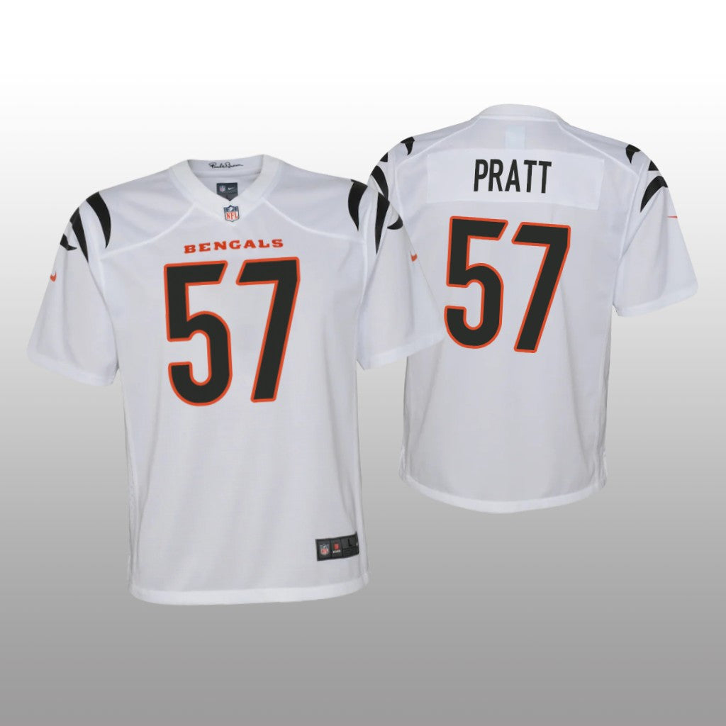 Cincinnati Bengals Germaine Pratt White Jersey Game Youth