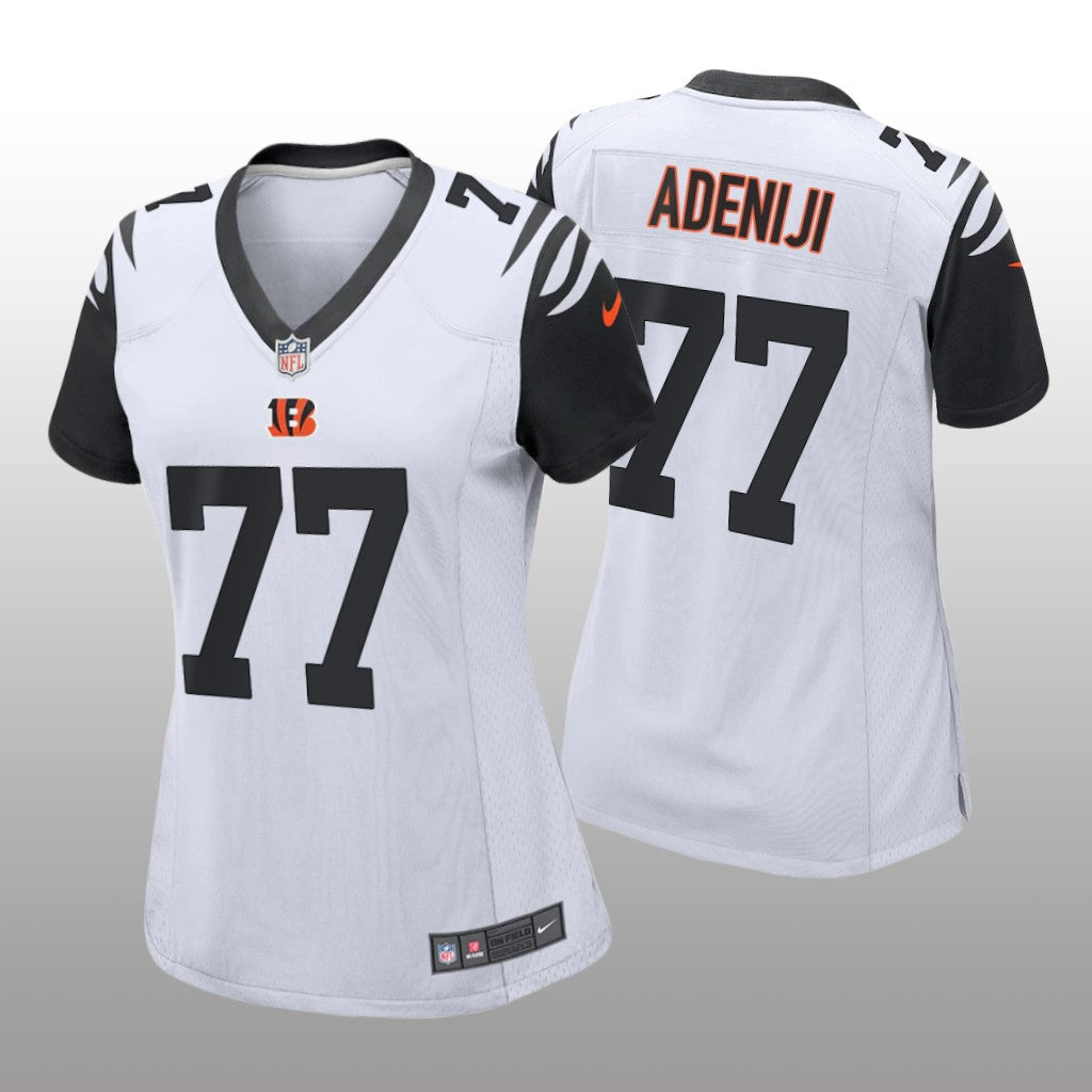 Cincinnati Bengals Hakeem Adeniji Black Jersey Alternate Game Women's