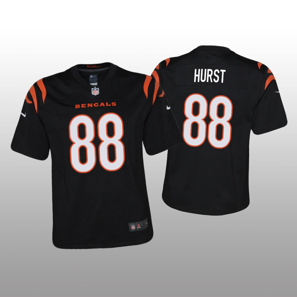 Cincinnati Bengals Hayden Hurst Black Jersey Game Youth