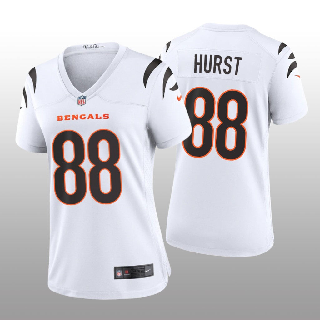 Cincinnati Bengals Hayden Hurst White Jersey Game Women's