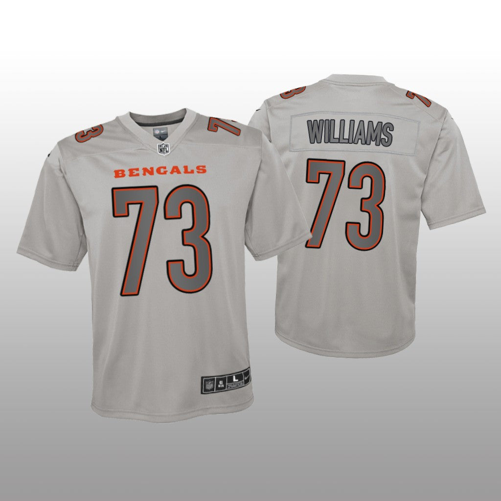 Cincinnati Bengals Jonah Williams Gray Jersey Atmosphere Fashion Game Youth