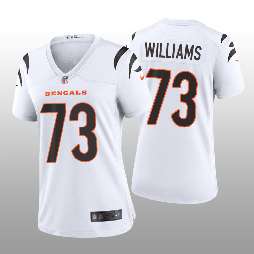 Cincinnati Bengals Jonah Williams White Jersey Game Women's