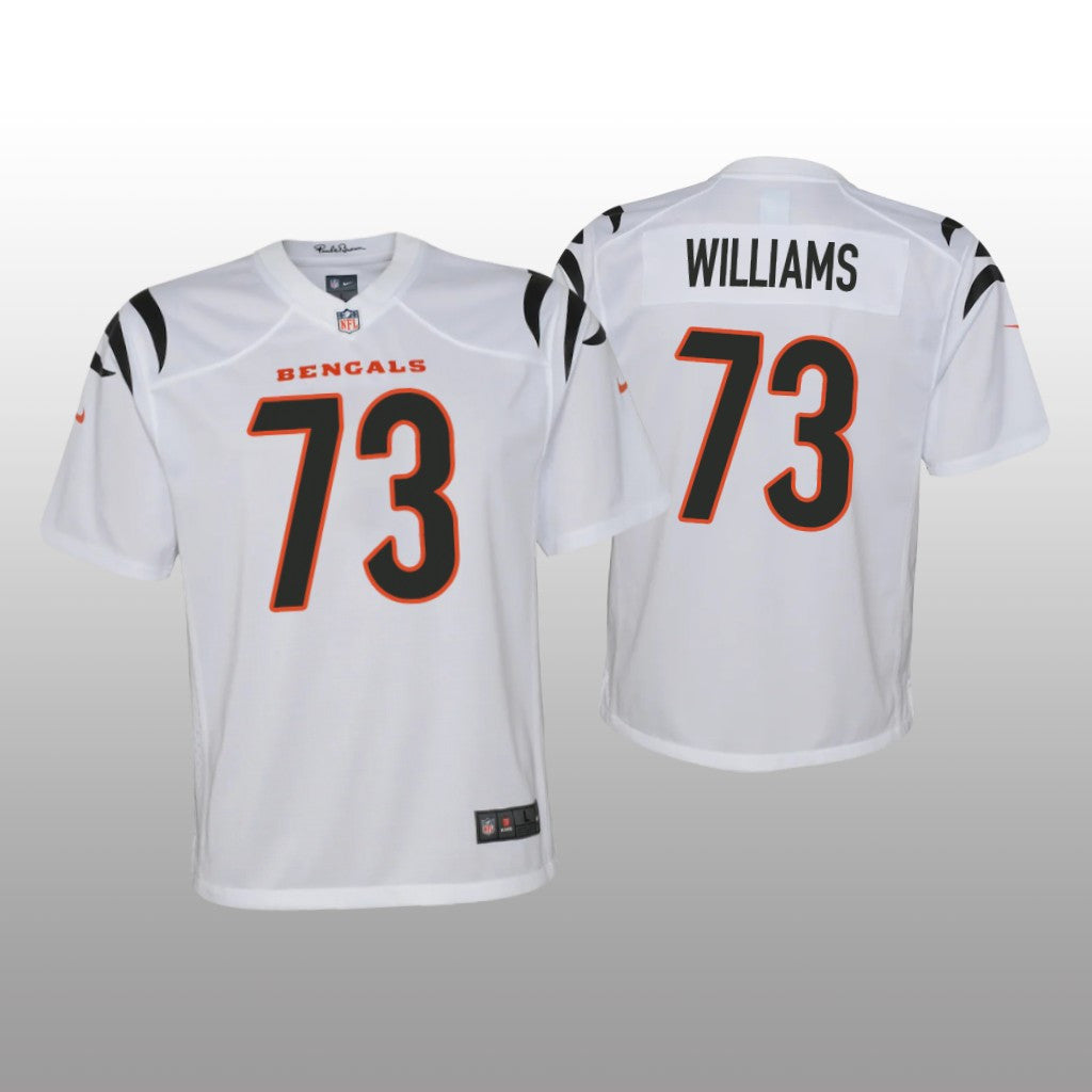Cincinnati Bengals Jonah Williams White Jersey Game Youth