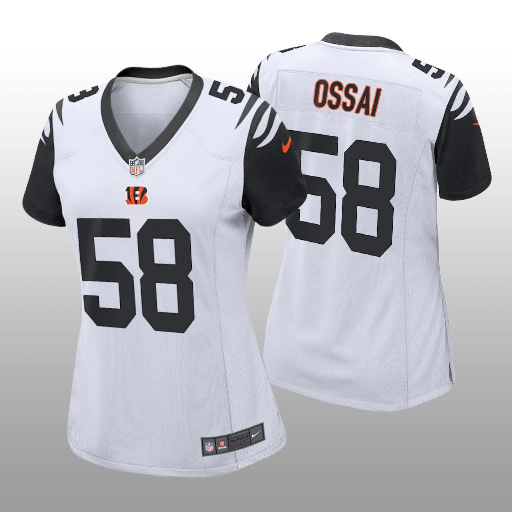 Cincinnati Bengals Joseph Ossai White Jersey Alternate Game Women's