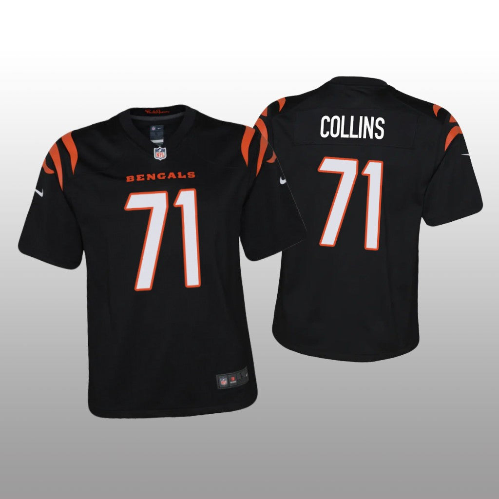 Cincinnati Bengals La&'el Collins Black Jersey Game Youth