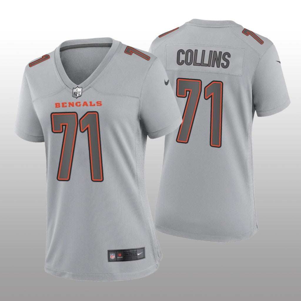 Cincinnati Bengals La&'el Collins Gray Jersey Atmosphere Fashion Game Women's