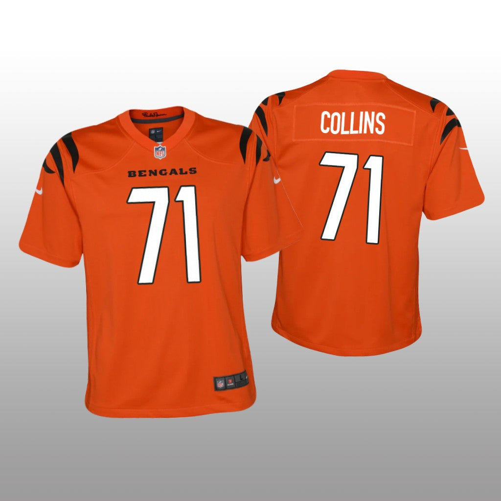Cincinnati Bengals La&'el Collins Orange Jersey Game Youth