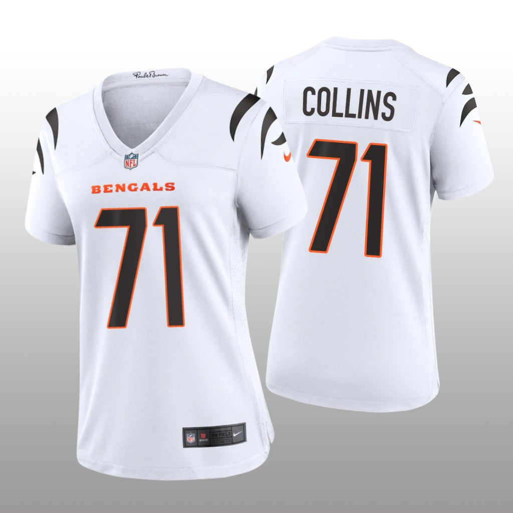 Cincinnati Bengals La&'el Collins White Jersey Game Women's