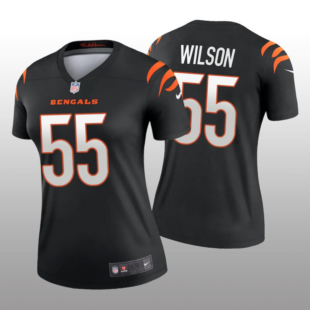 Cincinnati Bengals Logan Wilson Black Jersey Legend Women's